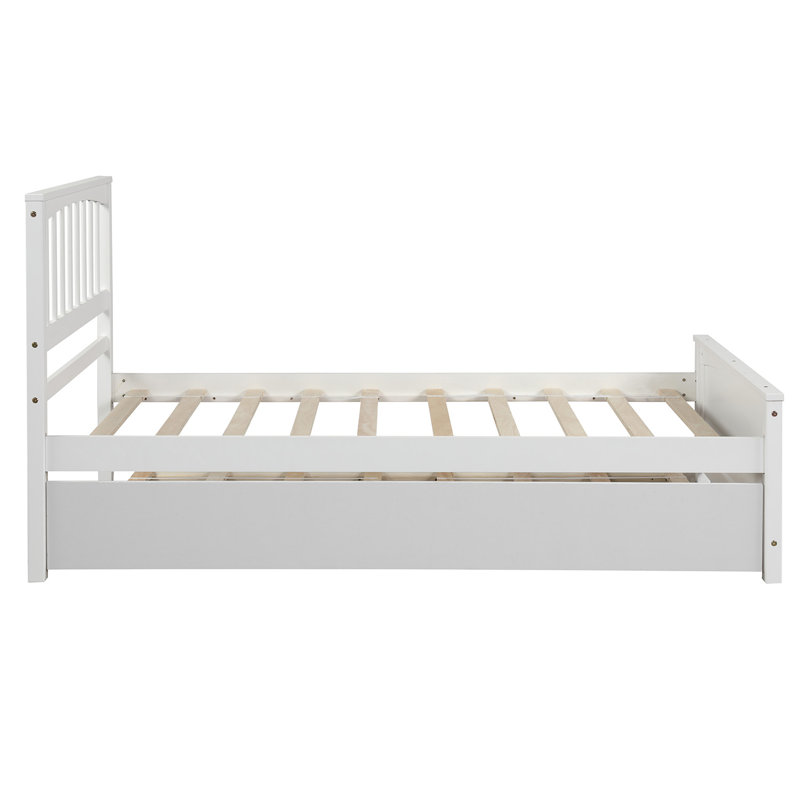 Sunside Sails Twin Solid Wood Platforms Bed with Trundle by Sunside ...
